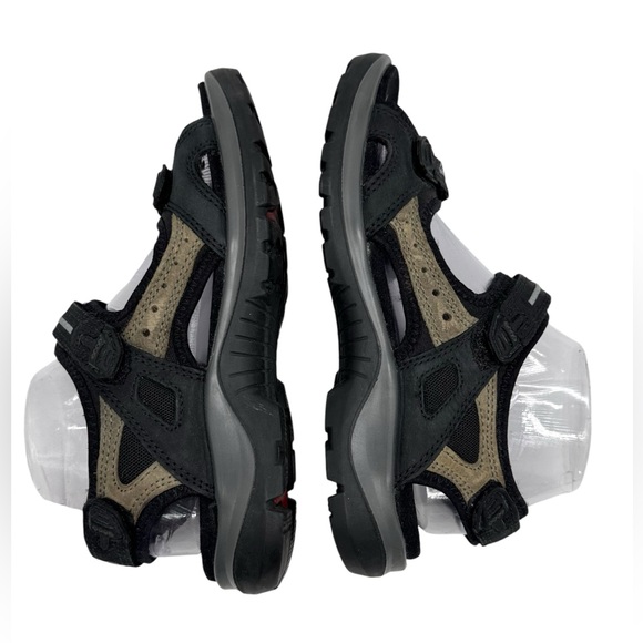 ECCO Womens Offroad Yucatan Sandal Black & Beige Size EU 39 - US 8/8.5 - Picture 10 of 14